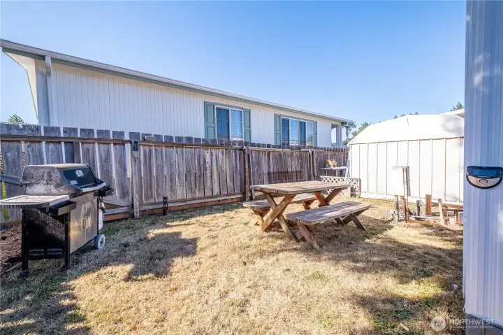 Back area of yard.