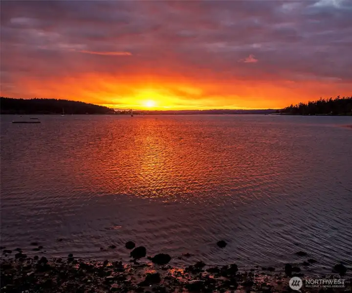 MacKaye Harbor Sunset