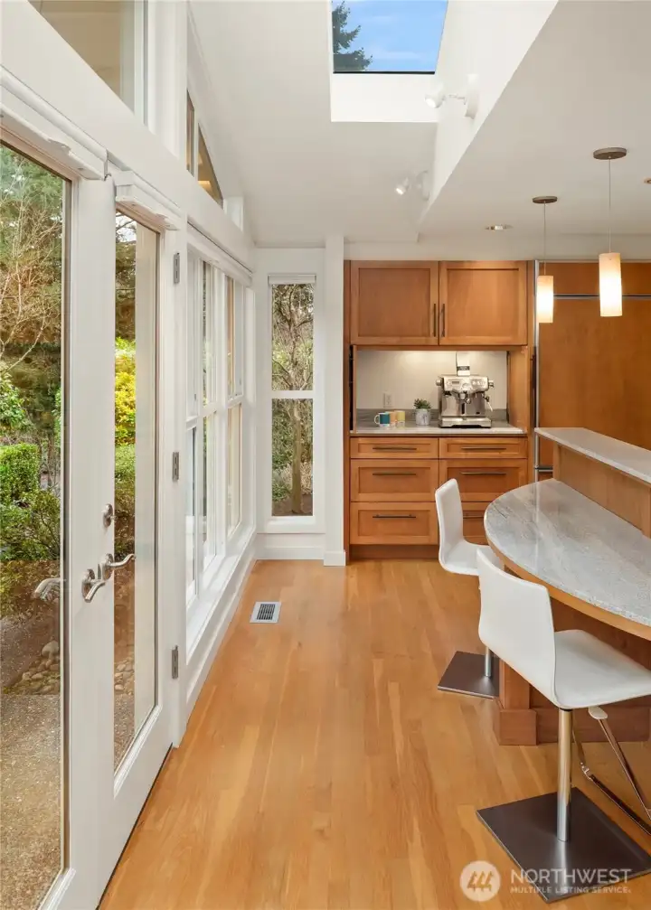 Light infused kitchen