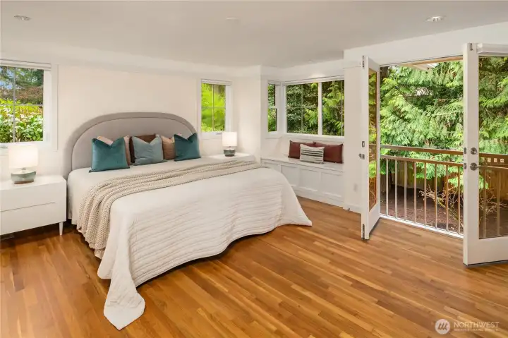 Oversized primary bedroom