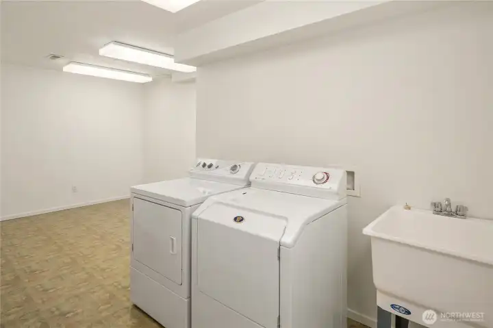 Oversized laundry room. Space for your imagination