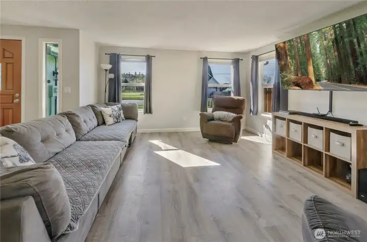 Windows in Great Room provide plenty of natural light.