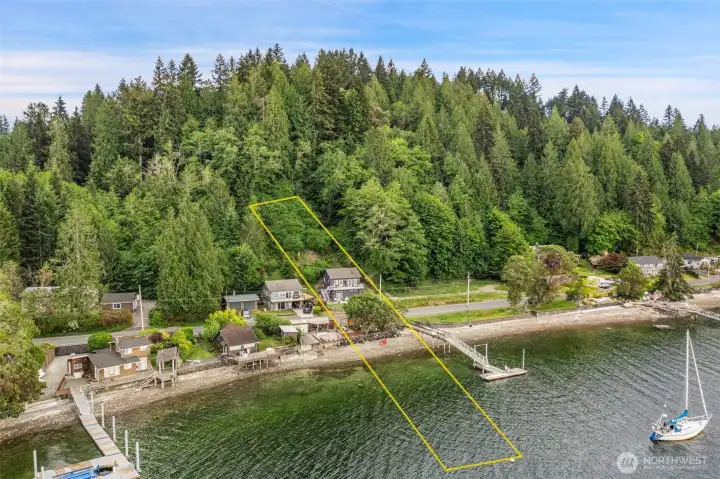 Dock on neighboring property.