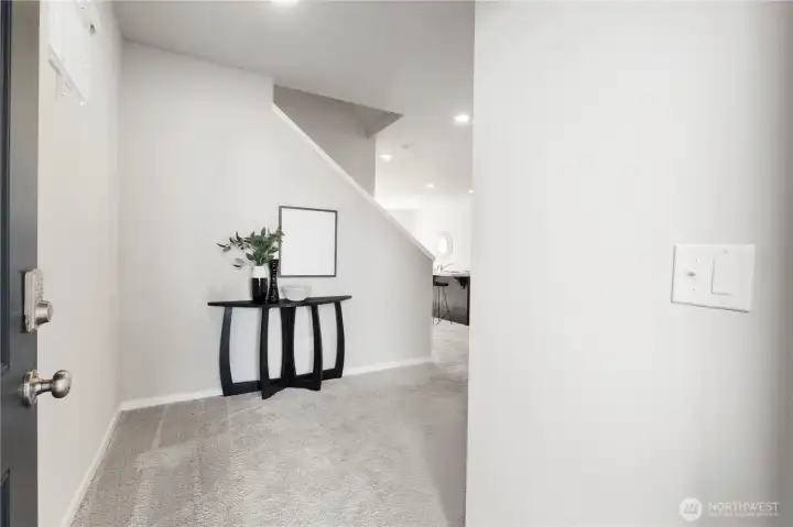 Enter into open spaces