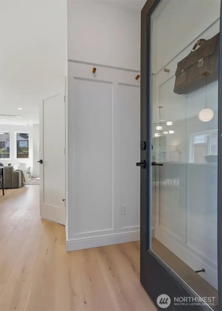 Back door.