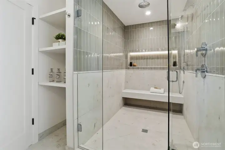 Large shower