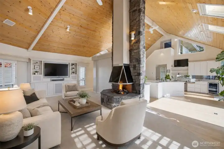great room looking southeast