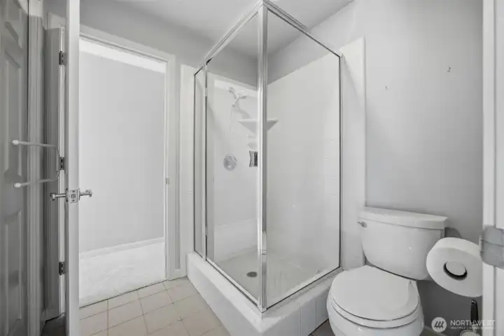 lower ground level bathroom access to both lower bedrooms lower ground level bathroom access to both lower bedrooms