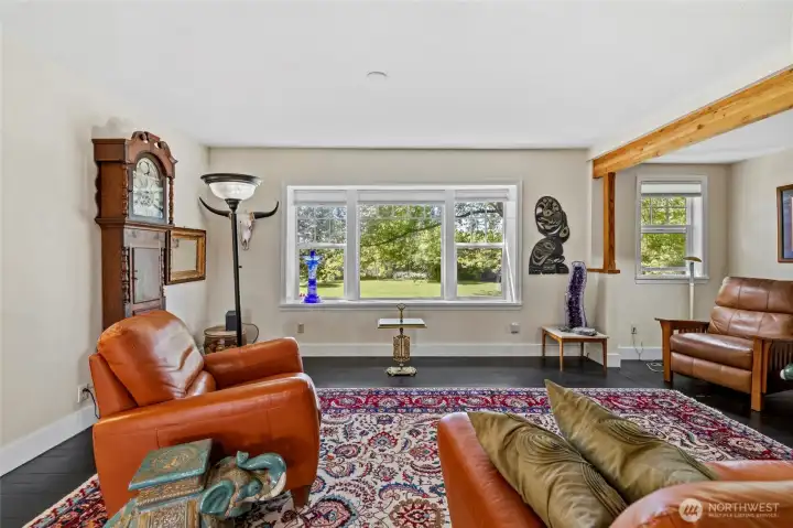 Living room in primary house