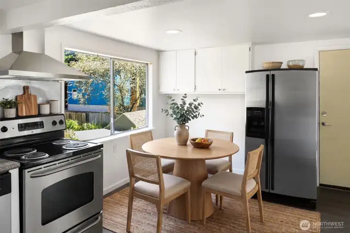 Upper Unit Kitchen  Virtually Staged