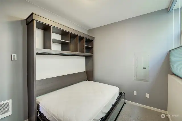 Murphy bed in open position.