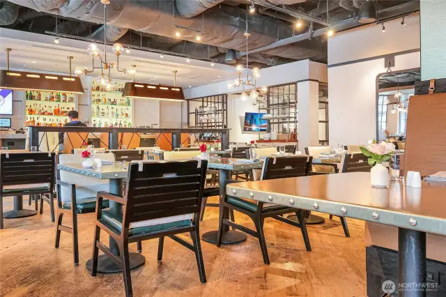 You'll enjoy the onsite restaurant -- All Water Seafood and Oyster Bar - amazing food!
