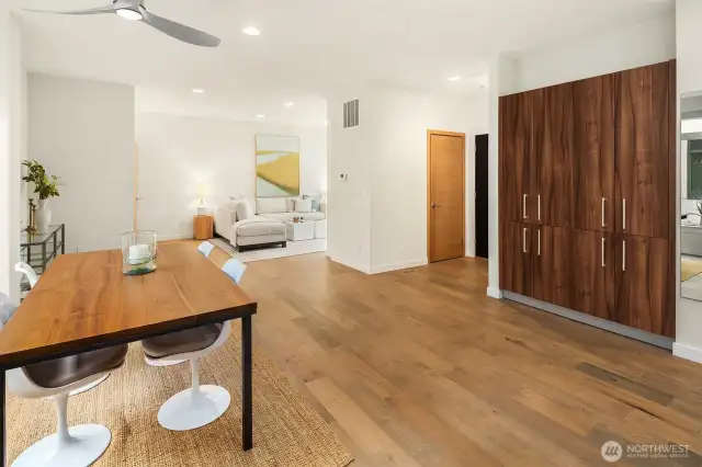 Upon entry, you're greeted by engineered wood floors and an amazing open-concept Great Room.