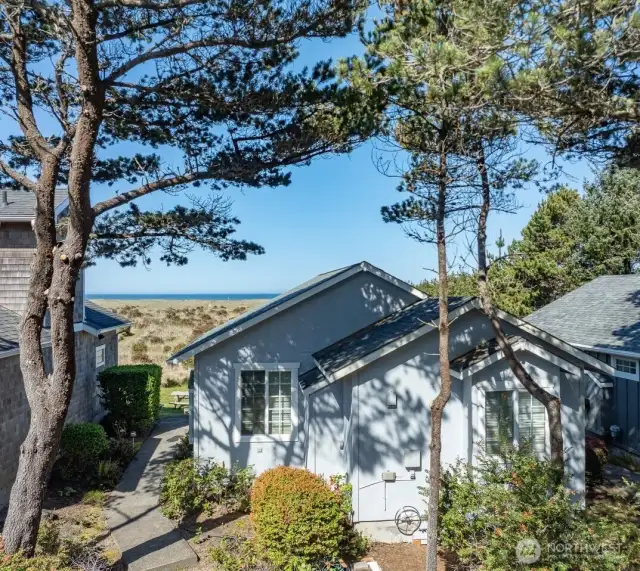 Has all the amenities of a condo, lawncare, landscaping and outdoor maintenance so all you do is enjoy the beach.
