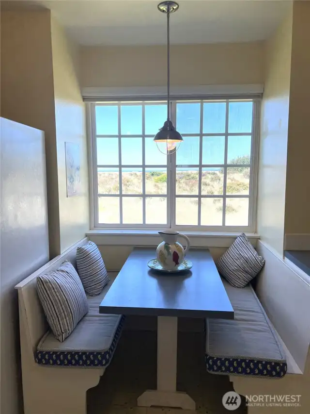 Blue sky meets the ocean, viewing from your kitchen window.