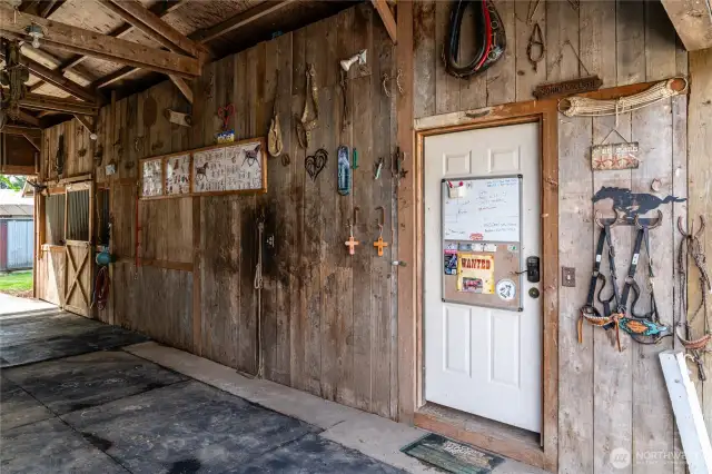 Tack & Feed Room