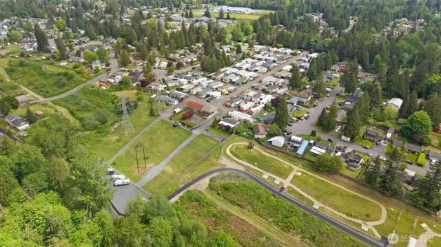 Aerial view. Located near Costco, Frontier Village and community center.