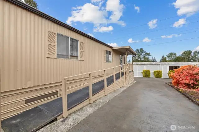 Ramp to entry.