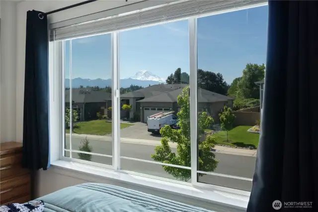 ~View of Mt. Rainier from Upstairs Bonus Room~