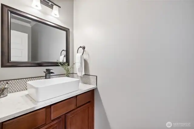 Half bath on main floor