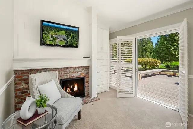 Primary suite with direct outdoor access