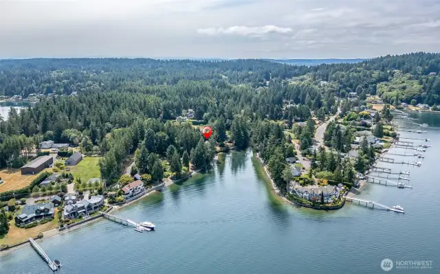 Just over the Fox Island bridge in a protected bay
