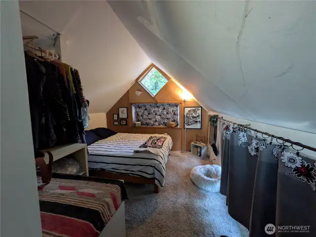 Upstairs Loft in Tiny Home