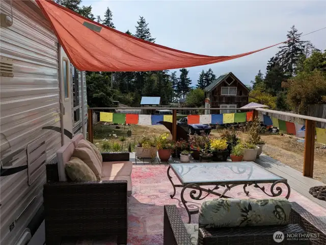 Deck near RV