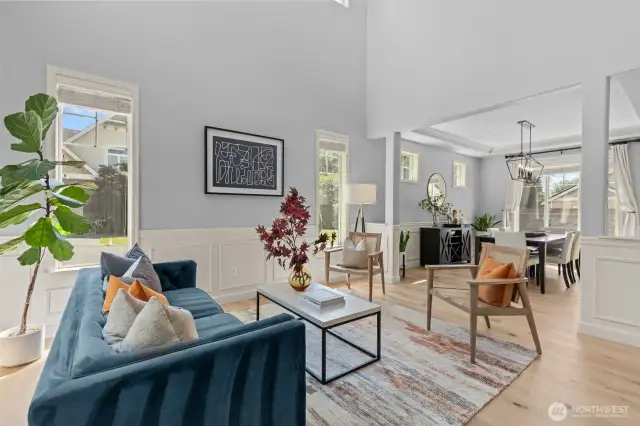 Formal Livingroom w/ Vaulted Ceilings
