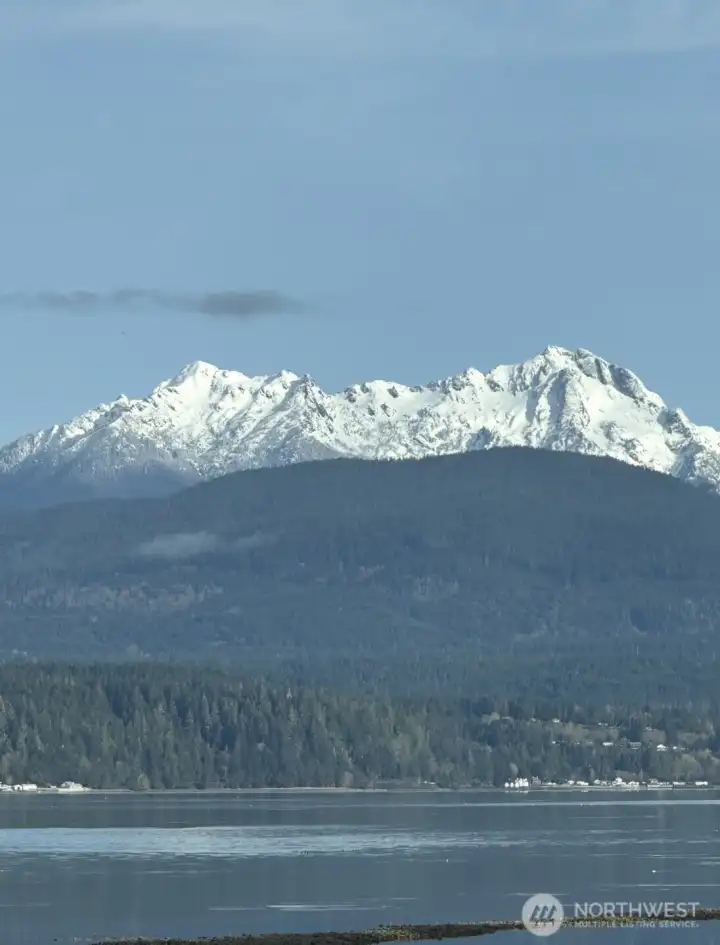 Beautiful view of the Olympics!