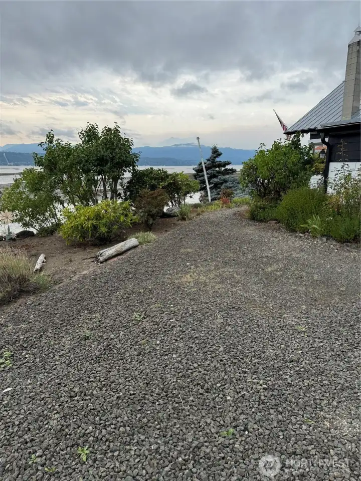 Driveway leading to the Cabin.