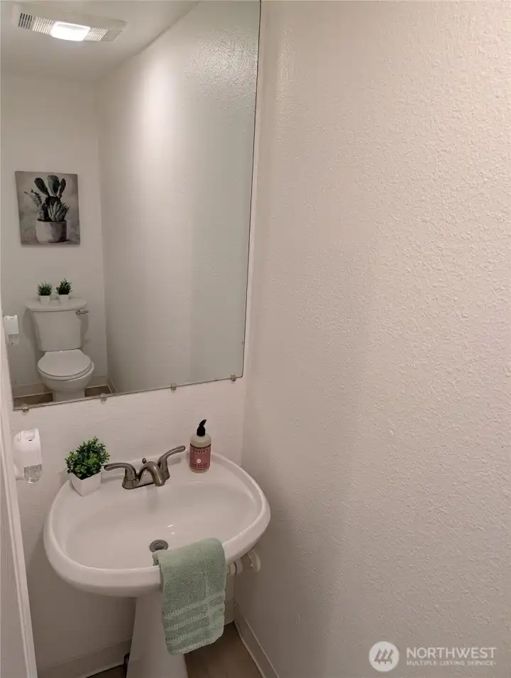 yes a full water closet for guests!