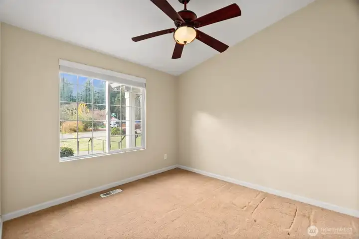 2nd bedroom-  fans in every room!