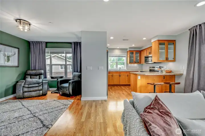 Designer paint colors and new flooring assure this unit is move in ready!