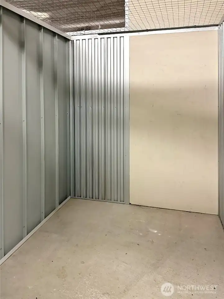 Generous private storage on garage first level