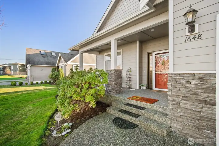 Front Patio Entrance.