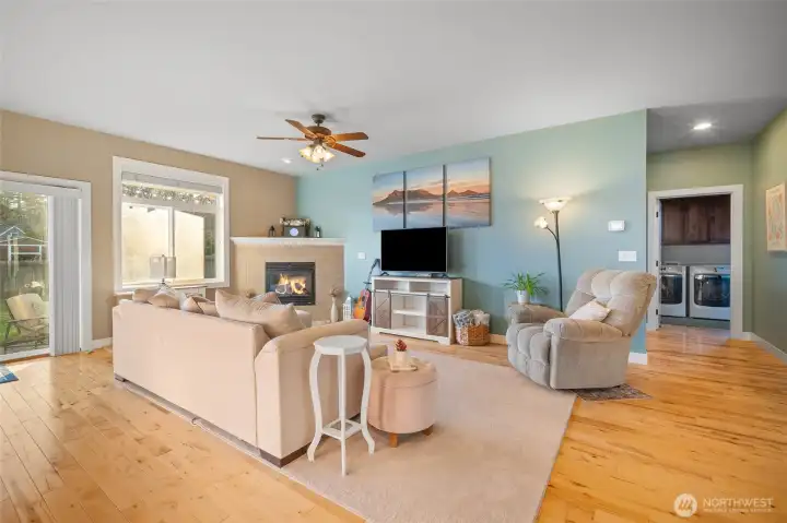 Bamboo Hardwood Flooring throughout.