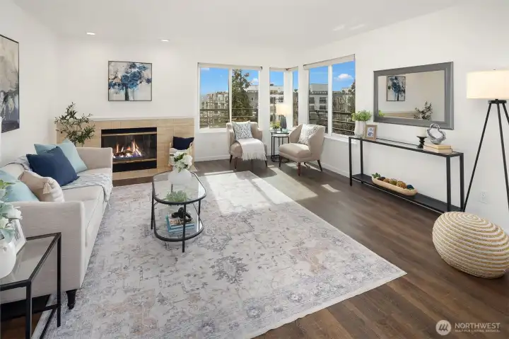 You'll enjoy beautiful sunsets and city views from your SW facing home