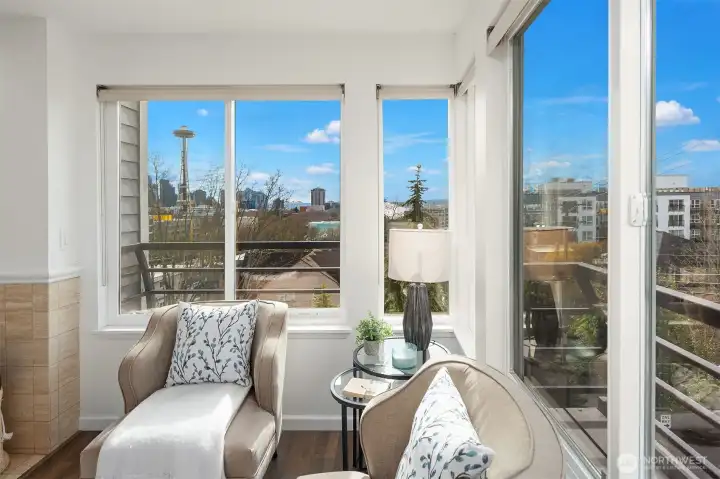 Experience all of the festivities that happen at the Space Needle whether it's celebrating the Seahawks or New Year's Eve fireworks!