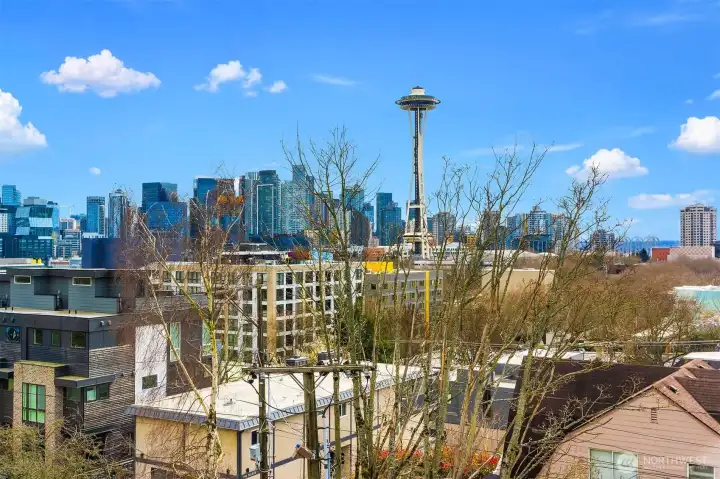 An exceptional Seattle skyline view