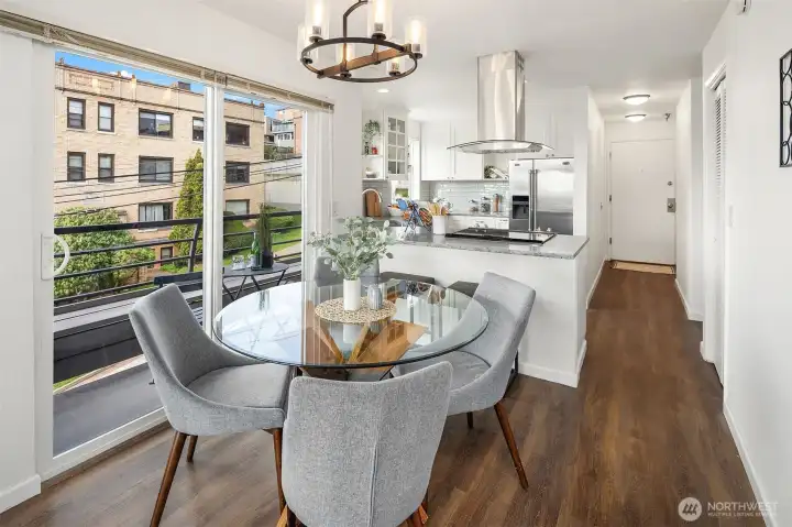 Dedicated dining space