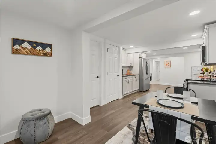 2nd Entry off the Driveway and Dining Room.