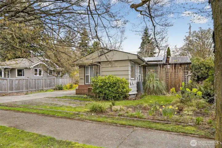 Side of house and porch