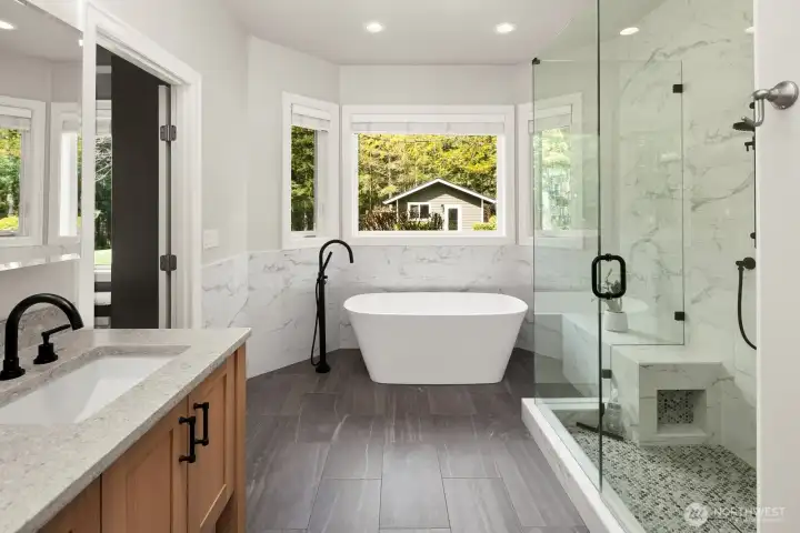 Bathroom remodel completed in 2024