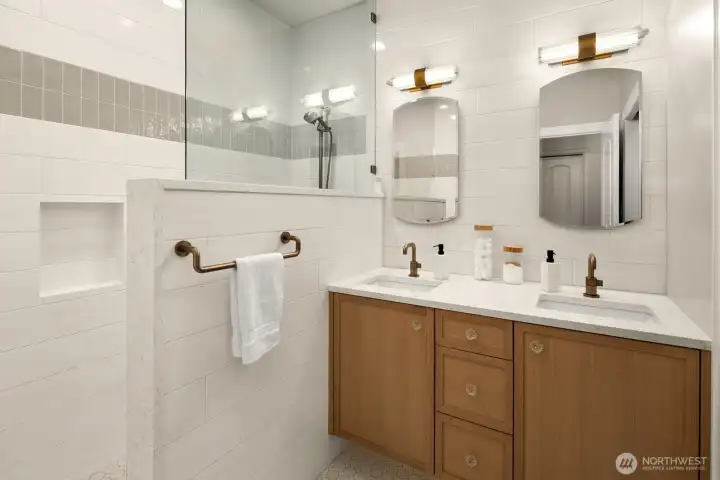 Hall bathroom completed in 2024