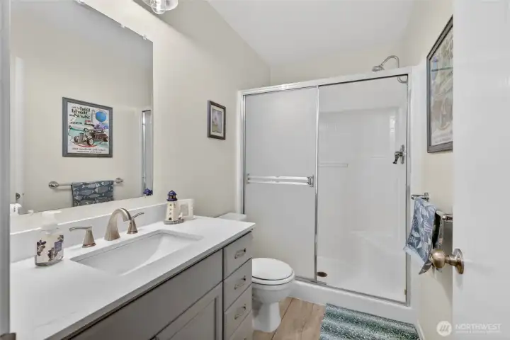 full bath lower floor