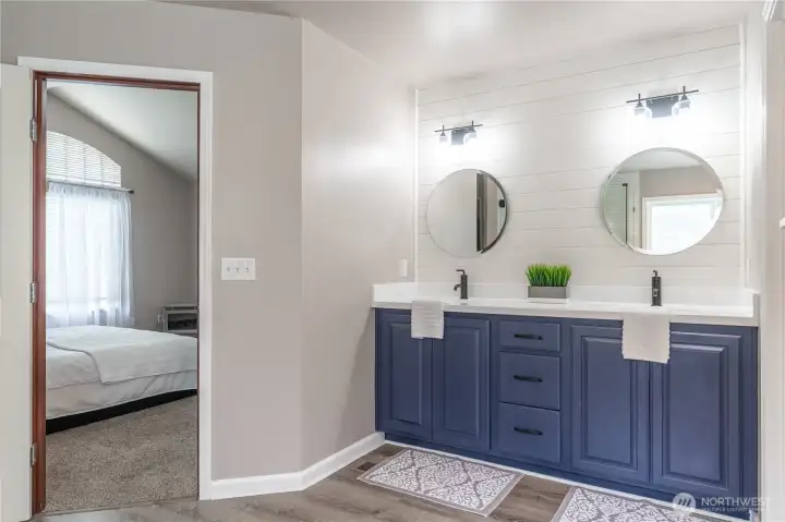 Remodeled Primary bathroom