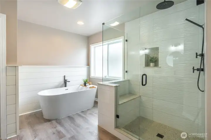 Remodeled Primary bathroom