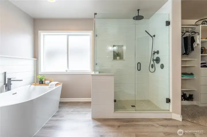 Remodeled Primary bathroom