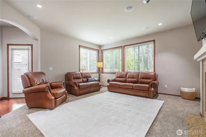 Back door access to patio